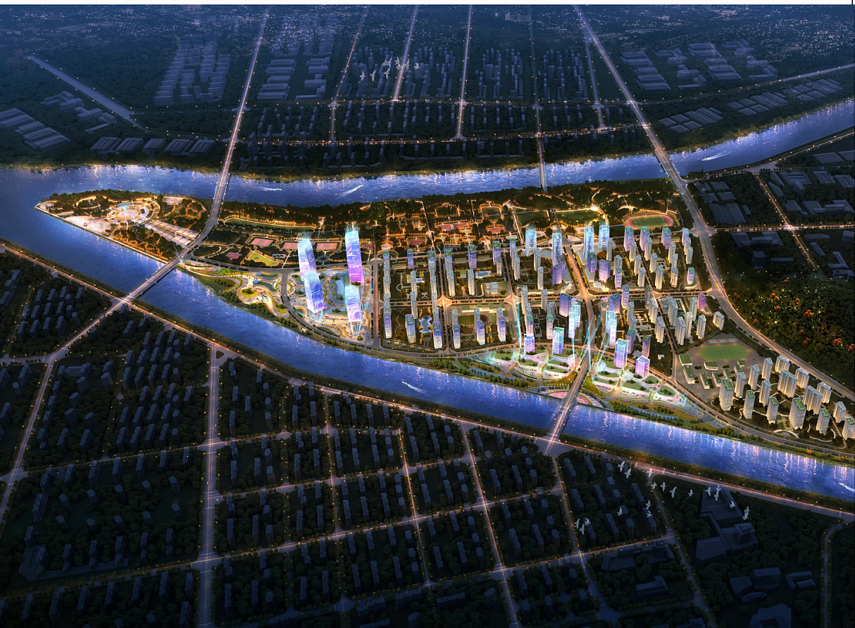 夹河新城规划图图片